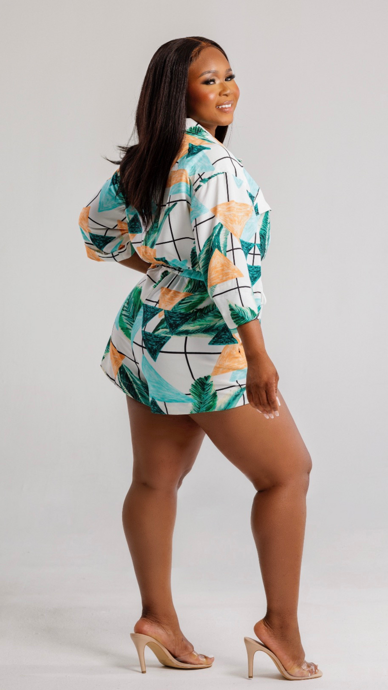 Tropical Utility Romper